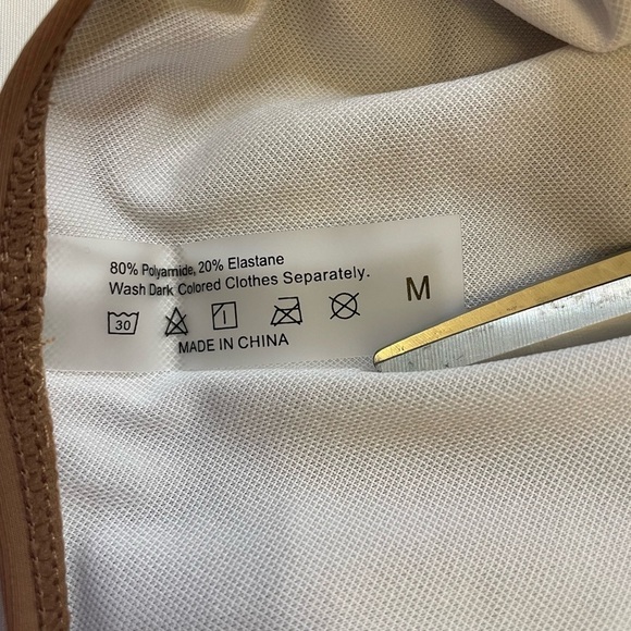 Unbranded size medium light brown one piece swimsuit - Picture 5 of 6